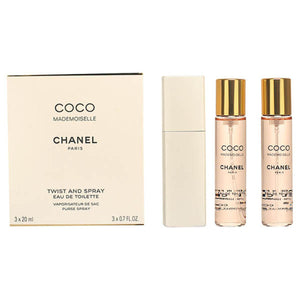 Naisten parfyymisetti Chanel Twist & Spray Coco Mademoiselle 3 Kappaletta
