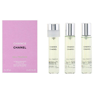 Naisten parfyymisetti Chance Eau Fraiche Chanel Chance Eau Fraîche (3 pcs)