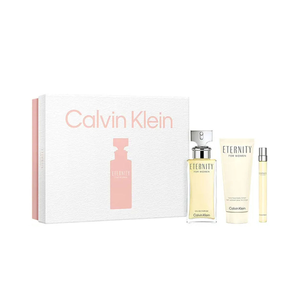 Naisten parfyymisetti Calvin Klein Eternity EDP 3 Kappaletta