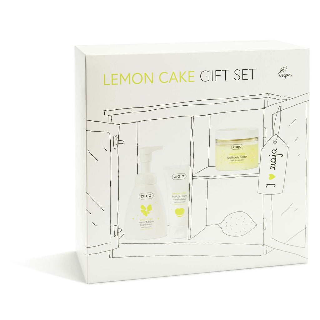Unisex kosmetiikkasetti Ziaja Lemon Cake 3 Kappaletta