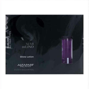 Suojaava hiustenhoitoaine Semi di Lino Sublime Shine Lotion Alfaparf Milano (12 x 13 ml)