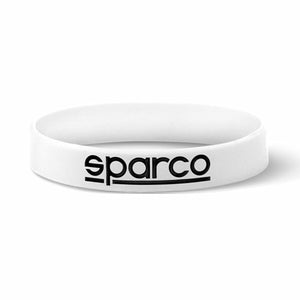 Miesten rannekorut Sparco S099093BI10 Silikoni 9 cm Valkoinen (Yksi koko) (10 osaa)