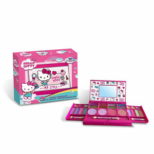 Lasten meikkisetti Hello Kitty Hello Kitty Plumier Alumino Maquillaje 18 Kappaletta (18 pcs)