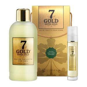 Miesten parfyymisetti SEVEN GOLD Luxana (2 pcs) (2 pcs)