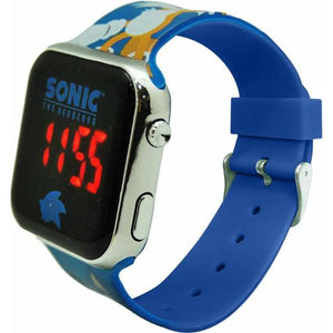 Digitaalikello Sonic Lasten Led-näyttö Sininen Ø 3,5 cm