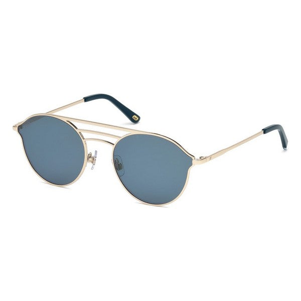 Unisex aurinkolasit WEB EYEWEAR WE0207-28X Sininen Kullattu (ø 55 mm)