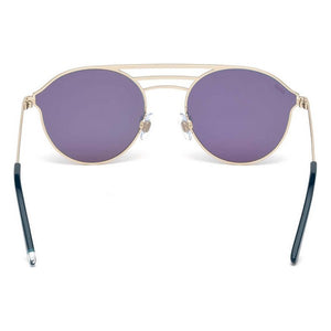 Unisex aurinkolasit WEB EYEWEAR WE0207-28X Sininen Kullattu (ø 55 mm)