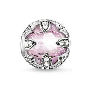 Naisten helmet Thomas Sabo K0108-640-9 Pinkki Hopeinen (1,1 cm)