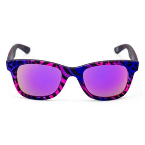 Unisex aurinkolasit Italia Independent 0090-ZEB-017 Purppura (ø 50 mm)