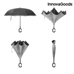 InnovaGoods Käänteisesti Avautuva Sateenvarjo